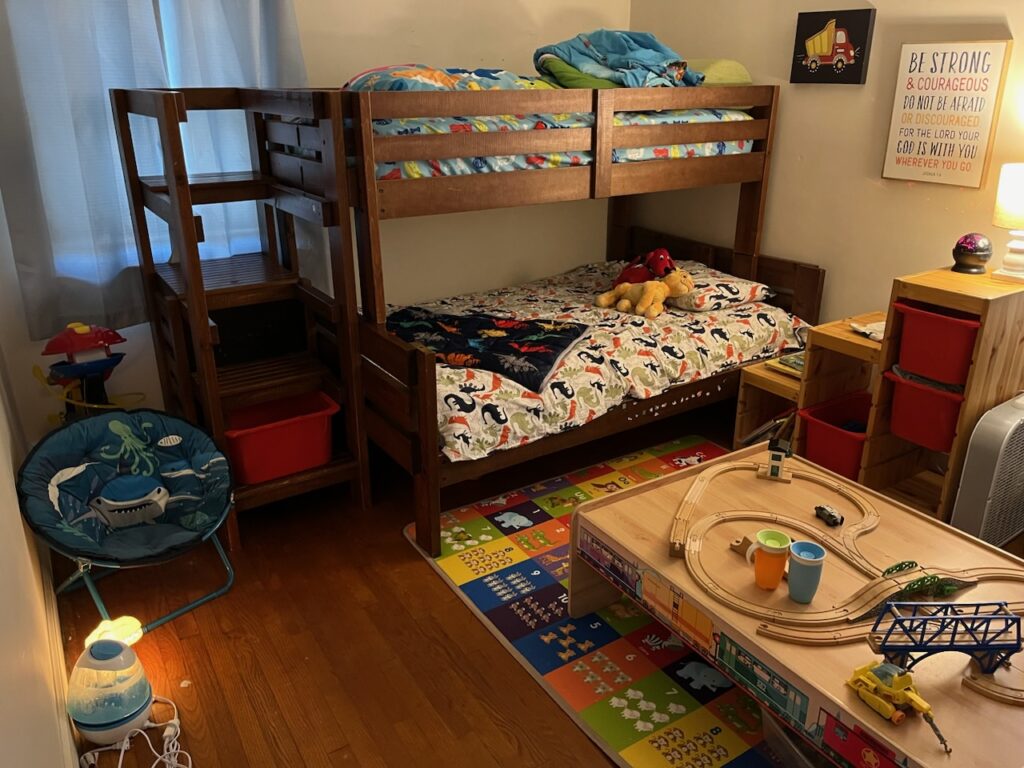 cleaned child's room after cleaning services